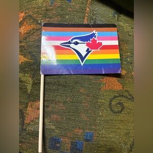Blue Jays Rainbow Flag
